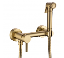 Смеситель с гигиеническим душем RIMERO RM800MG (Матовое золото)