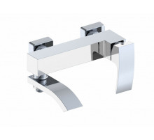 Смеситель для ванны с ручным душем RIMERO RM3207WC (Белый/Хром)