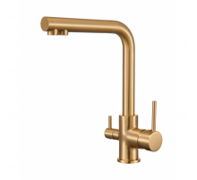 Смеситель для кухни c подключением фильтра питьевой воды RIMERO RM4399MG (Матовое золото)