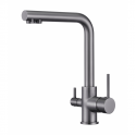 Смеситель для кухни c подключением фильтра питьевой воды RIMERO RM4399BG (Графит)