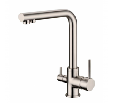 Смеситель для кухни c подключением фильтра питьевой воды RIMERO RM4399NK (Никель)