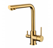 Смеситель для кухни c подключением фильтра питьевой воды RIMERO RM4399GO (Золото)