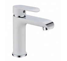 Смеситель для раковины RIMERO RM4050WC (Белый/Хром)