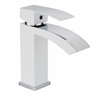 Смеситель для раковины RIMERO RM1007WC (Белый/Хром)