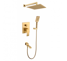 Душевая система встроенного монтажа RIMERO RM2411MG (Матовое золото)