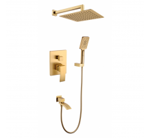 Душевая система встроенного монтажа RIMERO RM2411MG (Матовое золото)