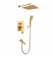 Душевая система встроенного монтажа RIMERO RM2411MG (Матовое золото)