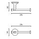 Держатель для туалетной бумаги AltroBagno Corposo 080912 Or