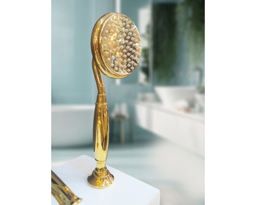 Смеситель на борт ванны с душем AltroBagno Beatrice 020103 Or