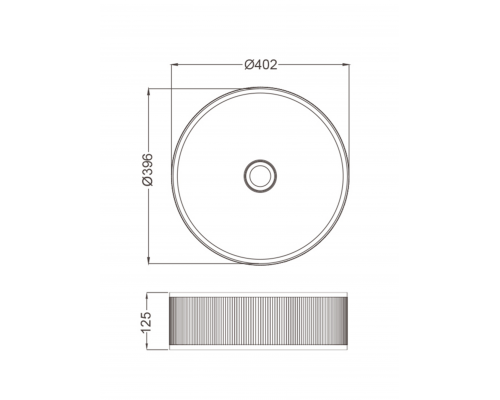 Раковина AltroBagno Costoso 001008 BrAn из нержавеющей стали