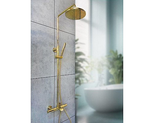 Душевая система с термостатом AltroBagno Costanza 030419 Or Душевая система с термостатом AltroBagno Costanza 030419 Or
