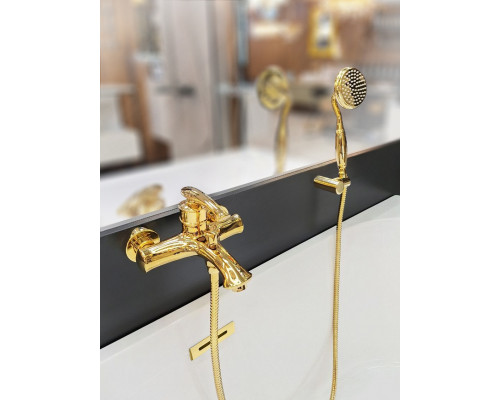 Смеситель для ванны с душем AltroBagno Beatrice 0210 Or