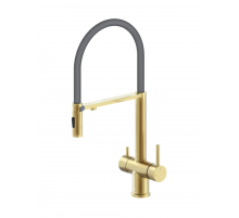 Смеситель для кухни с гибким изливом AltroBagno Flusso 050205 Gl