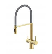 Смеситель для кухни с гибким изливом AltroBagno Flusso 050205 Gl