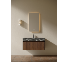 Тумба c раковиной AltroBagno Pino 1000 Walnut/Italian Grey