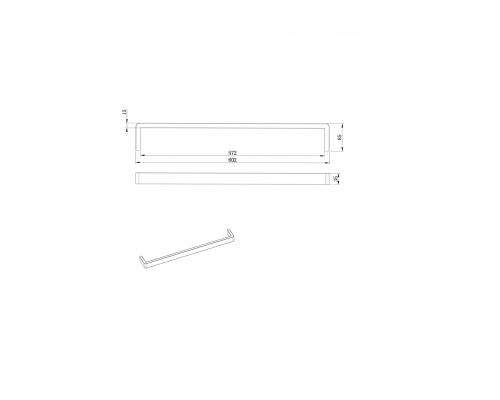 Полотенцедержатель AltroBagno Aperto 081303 MB