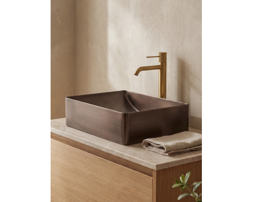 Раковина AltroBagno Futuro 001016 BrAn из нержавеющей стали