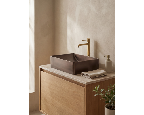 Раковина AltroBagno Futuro 001016 BrAn из нержавеющей стали