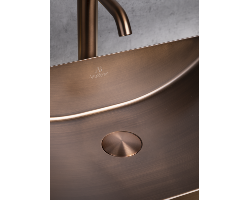 Раковина AltroBagno Futuro 001016 BrAn из нержавеющей стали