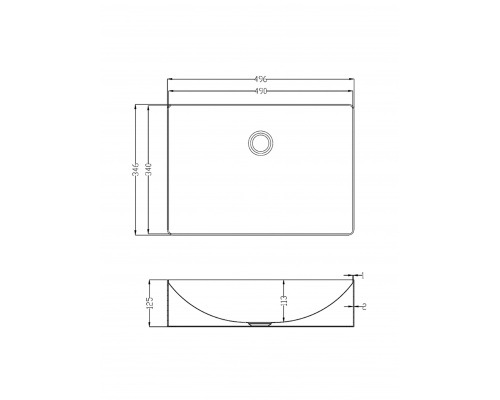 Раковина AltroBagno Futuro 001016 BrAn из нержавеющей стали