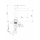 Смеситель для раковины AltroBagno Unione 0145 Ni