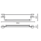 Душевая полка AltroBagno Corposo 082805 Or