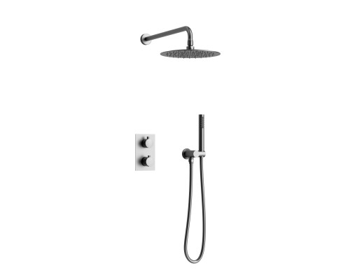 Душевая система с термостатом AltroBagno Unione 040409 GrMt