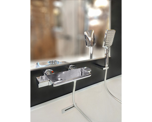 Смеситель для ванны с термостатом AltroBagno Lamberto 020401 Cr