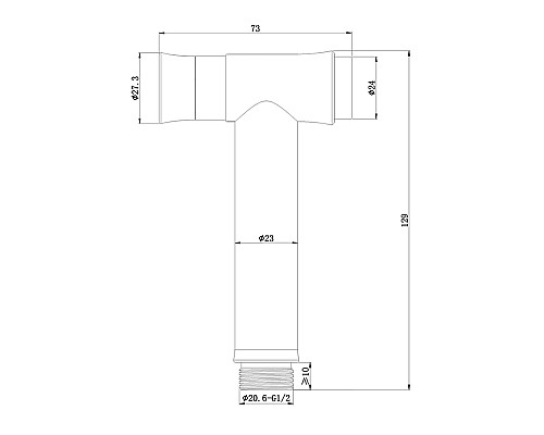 Гигиеническая лейка AltroBagno BS 060201 NeOp