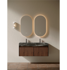 Тумба c раковиной AltroBagno Pino 1200 Walnut/Italian Grey