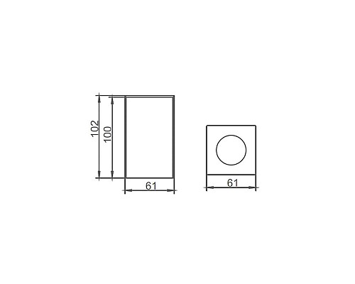 Бокс для салфеток AltroBagno BH 083101 Cr