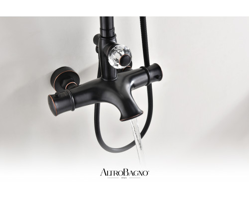 Душевая система с термостатом AltroBagno Beatrice 030407 BrNe