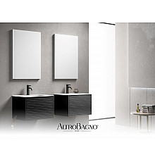 Тумба с раковиной AltroBagno Trento 600 Black