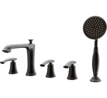 Смеситель на борт ванны с душем AltroBagno Beatrice 020105 BrNe