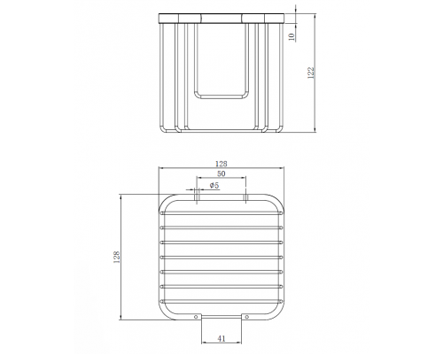 Держатель для туалетной бумаги AltroBagno Aperto 082005 MB