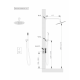 Душевая система с термостатом AltroBagno Unione 040410 BC