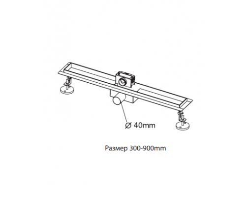 Душевой трап под плитку AltroBagno FD 071205 MB (50)