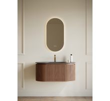 Тумба с раковиной AltroBagno Calenella 1000 Walnut/Grey