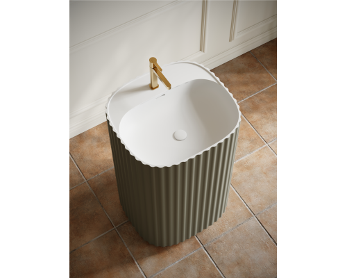 Раковина напольная AltroBagno Koko 500 Gray Green