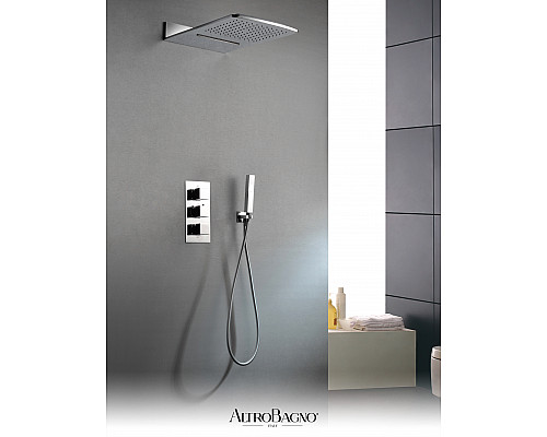 Встраиваемая душевая система с термостатом AltroBagno Cascata 040101 Cr