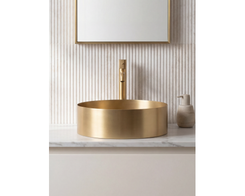 Раковина AltroBagno Luna 001001 OrSp из нержавеющей стали