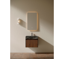 Тумба c раковиной AltroBagno Pino 600 Walnut/Italian Grey