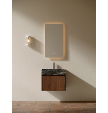 Тумба c раковиной AltroBagno Pino 600 Walnut/Italian Grey