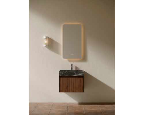 Тумба c раковиной AltroBagno Pino 600 Walnut/Italian Grey