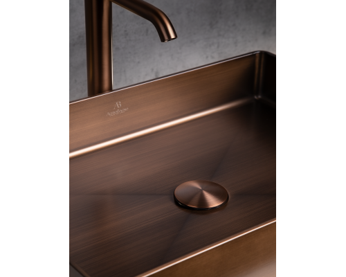 Раковина AltroBagno Astro 001020 BrAn из нержавеющей стали