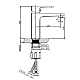 Смеситель для раковины AltroBagno Lamberto 0139 GrMt