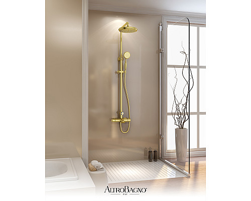 Душевая система с термостатом AltroBagno Beatrice 030408 Or Душевая система с термостатом AltroBagno Beatrice 030408 Or