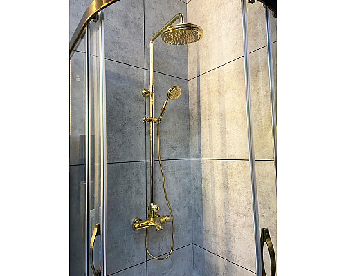 Душевая система с термостатом AltroBagno Beatrice 030408 Or Душевая система с термостатом AltroBagno Beatrice 030408 Or