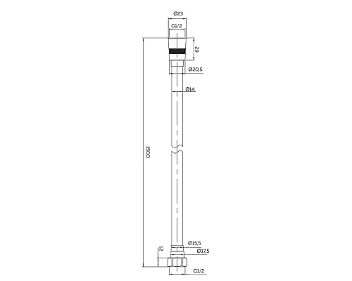 Душевой шланг AltroBagno SH 071101 NeOp