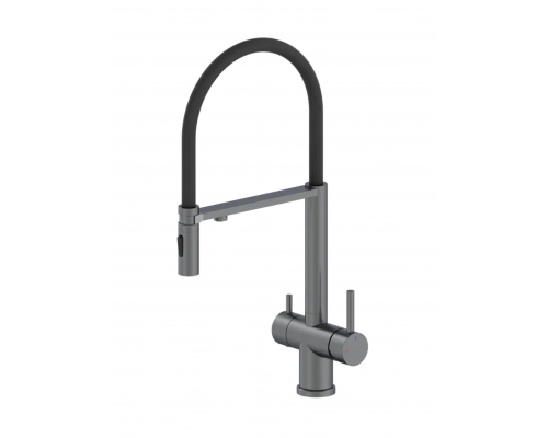 Смеситель для кухни с гибким изливом AltroBagno Flusso 050203 GM